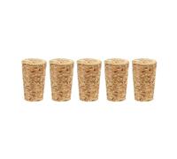 Tapones de madera, 50 tapones de corcho de madera suave, tapones cónicos para botellas de vino