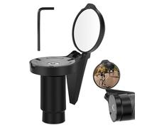 tapones de manillar de bicicleta reflectores de extremo de manillar reflectores de ciclismo de vista trasera reflectores de ciclismo ajustables reflectores de vista clara reflectores de equitación al