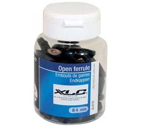 Tapones De Nylon Abiertos Jagwire De 4Mm Botella De 100, Negro