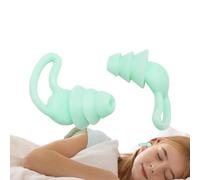 Tapones de oreja para dormir, 2 piezas de ayuda para el sueño reutilizables - tapones para los oídos de silicona para el sueño, para de oficina en casa, viajes, hotel apartamento dormitorio