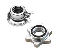 Tapones de peso - Collares de 2,5 cm, clips de barra resistentes, cierres de seguridad, clip de bloqueo de barra ajustable para gimnasio, entrenamiento de fuerza, fitness, equipo de gimnasio