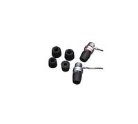 Tapones de repuesto con espuma viscoelástica, 4,7-5,5 mm - 3 pares Black