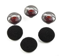 Tapones de repuesto para auriculares Plantronics para Voyager 5200 5220 hechos de silicona y espuma, reducción de ruido insonorizada, adecuados para deportes y uso diario (3 piezas m (14 mm))
