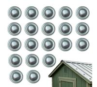 Tapones de rosca de aluminio galvanizado, resistentes al óxido, 20 unidades, acero galvanizado, para propietarios de casas, artesanos, entusiastas de la artesanía, así como graneros, cobertizos y