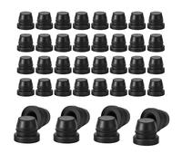 Tapones de Rosca de Purga de Frenos,40 PCS Tapón de Goma de Purga de Freno Purgadores de Frenos Tapón de Rosca Tapa de Engrase Cubierta Antipolvo de Goma para Coches Motocicletas