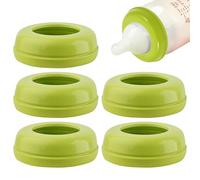 Tapones de rosca para biberones - Pack de 5 anillos de repuesto sin BPA, diseño seguro a prueba de fugas, construcción ligera con rosca fija | Accesorios de alimentación para biberones para biberones