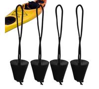 Tapones de scupper, kit de kayak, juego de cordón universal, accesorios de canoa duraderos, equipo marino confiable, equipo de agua para amarre en , principiantes, remeros experimentados