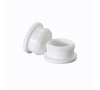 Tapones de Sellado de Goma for Orificios de Silicona, de 4,5 mm a 50,6 mm, Tipo T, con Junta a presión y Extremo Ciego (Color: Blanco, tamaño: 6,5 mm (10 Unidades))(38.6mm (1pcs))