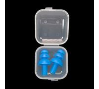 Tapones de silicona BE-TOOL para con cancelación de ruido, cómodos y reutilizables, para dormir, ronquidos, nadar y trabajar en avión (azul, 5 pares)