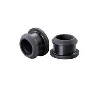 Tapones de silicona con cierre a presión, Junta de silicona con hebilla for orificio en forma T, 4,5 a 50,6 mm, multicolor, for sellado extremos ciegos(Black,7mm(20pcs))