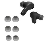 Tapones de silicona de repuesto para auriculares JBL Wave 200 TWS/Wave Beam, almohadillas de repuesto para auriculares in-ear, 6 unidades, color negro