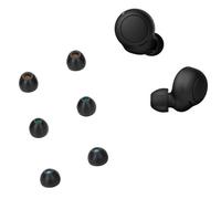 Tapones de silicona de repuesto para auriculares Sony WF-C500/WI-C200, almohadillas de repuesto, almohadillas para auriculares, 6 unidades, color negro