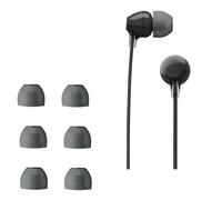 Tapones de silicona de repuesto para auriculares Sony WI-C300/WI-C400/MDR-XB55AP /MDR-EX155AP, almohadillas de repuesto para auriculares in-ear (gris)