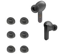 Tapones de silicona de repuesto para JBL Live Pro 2 TWS, almohadillas de repuesto para auriculares in-ear (6 unidades), color negro