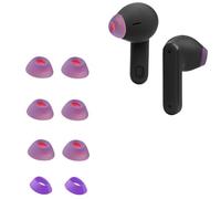 Tapones de silicona de repuesto para JBL Tune Flex, almohadillas de repuesto para auriculares, 8 unidades (morado)