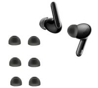 Tapones de silicona de repuesto para Oppo Enco Free2 /Enco Free 2i /Enco X, almohadillas de repuesto para auriculares in-ear, 6 unidades, color negro