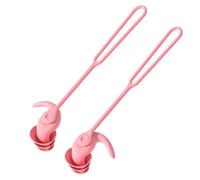 Tapones de silicona ergonómicos y cómodos con bloqueo de ruido eficientes, adecuados para dormir tranquilamente, viajes, uso diario, 2 veces