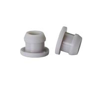 tapones de silicona para agujeros, Broche de silicona 2,5 mm ~ 50,6, tapa orificio goma, extremo tubo redondo(Gray,2.5mm-10Pcs)