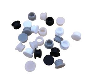 tapones de silicona para agujeros, Broche en el sellado de goma del extremo ciego casquillo agujero silicón 2.5mm~50.6m m(Gray,5mm(10Pcs))