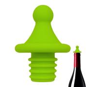Tapones de silicona para botellas de vino, tapas de bebida a prueba de fugas, cierre reutilizable suave, sello de bebidas multiusos, tapa ligera de frescura con parte superior de agarre seguro, uso al