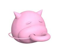 Tapones de silicona para caja de leche con cabeza de vaca, divertidos y prácticos, tapas de vertido, aptas para lavavajillas