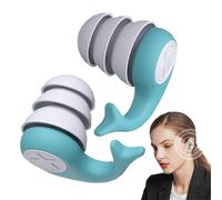 Tapones de silicona para cancelación de ruido para los oídos, tapones para conciertos, reutilizables y para el trabajo. Protección auditiva cómoda y resistente al agua que se adapta a una