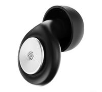 Tapones de silicona para dormir para reducir el ruido de hasta 56 dB, material suave reutilizable para dormir ligero, estudiar y viajar (negro)