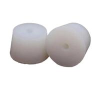 Tapones de silicona para fermentador de 1/2/3 piezas con agujero de 8 mm para válvula de burbuja de bloqueo de aire, cerveza casera, suministros de fermentación, kit de fabricación de vino (n.º 10, 1