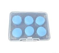 Tapones de silicona para los oídos para protección auditiva y apoyo al sueño sin comprometer la integridad del sello (blanco)