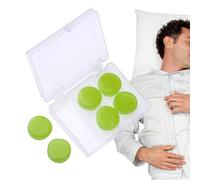 Tapones de silicona para los oídos, reutilizables, cancelación de ruido de 27 dB, lavables, para dormir, viajes, trabajo, avión, tren, lavables, impermeables, , para descanso profundo