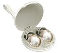 Tapones de silicona suave para dormir con 3 pulgadas, cancelación de ruido ajustable para dormir de lado, ajuste cómodo con capa transpirable y cuerda para colgar (beige)