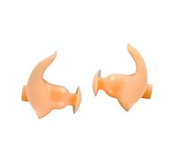 Tapones de silicona suave para los oídos, impermeables, para nadador, antirruido, color naranja