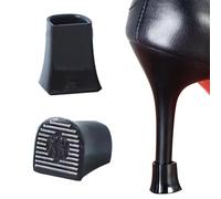 Tapones de talón para zapatos - Protector de talón de repuesto antideslizante | Cubiertas de punta reductoras de ruido en forma de U Tapones de talón para grava y hierba