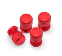 Tapones de válvula de neumático para BYD Leopard 5 8 Bao Titanium 3 Tapas De Válvula Neumático Rueda Coche Cubiertas Vástago(A Red)