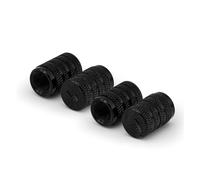 Tapones de válvula de neumático para Geely para EMGRAND para Atlas para Coolray EC7 EC8 GS GC GX para Boyue Cubiertas De Tapa Válvula Neumático Rueda Coche(B Black)