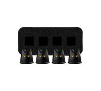 Tapones de Válvula de Neumáticos 4 de Válvula de Rueda con Forma de Gato | Cubierta Decorativa de Vástago de Neumático para moto, camión, todoterreno, ciudad y