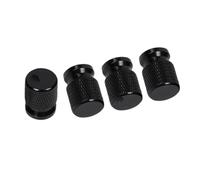 Tapones de válvula metálicos para Geely para Atlas para Coolray para Emgrand EC7 EC8 X7 EX7 CK2 CK3 GL GS Tapas Válvula Neumático Rueda Cubiertas Vástago(Black)