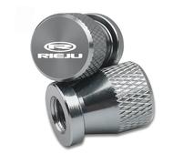 Tapones de Válvula Motocicletas Tapas CNC Antipol para Aventura 500 500I 125 Moto Tapones De Válvula Aluminio CNC para Llanta Motocicleta, Tapa Hermética (2 Unidades)(Gray)