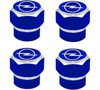 Tapones de Válvula para Opel Astra J 2009-2015, Tapa de Válvula de Neumático Auto Tapones de Válvula de Neumático Aluminio para Vástago de Válvula de Neumático,Blue