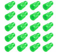 Tapones de válvula Presta Verdes de plástico para neumáticos de Bicicleta, cubrepolvo para válvulas de Aire Presta/francesas, compatibles con Bicicleta, MTB y Bici de Carretera, Paquete de 20