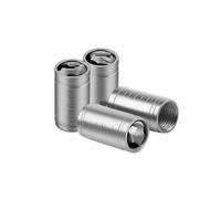 Tapones de válvula Schrader para Civic 10.a 11.a Generación para Hrv Jazz City Fit Tapas De Válvula Neumático Rueda Coche Protección(Silver C)