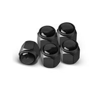 Tapones de válvula universales para Aston para Martin DBS Superleggera DB5 DB9 One-77 Tapa De Vástago Válvula Neumático Coche Cubierta Rueda(5pc-Silver)