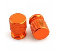 Tapones de válvula universales para BYD Yuan Plus Song MAX Tang E6 Atto3 E2 E1 D1 G6 S8 E9 S6 E5 M6 F3 Tapas De Válvula Neumático Rueda Coche Vástago Llanta(Orange)