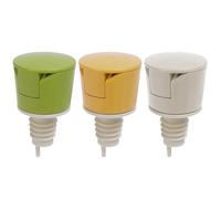 Tapones de Vino 20 Piezas Botellas Aceite Bloqueo Goma A Prueba Fugas Boquilla Plástico Grado Alimenticio Pulverizador Dispensador Licor Vertedor Barware(Mixed)
