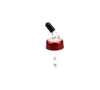 Tapones de vino, 8 Uds., vertedor botellas medido automático con tapas antipolvo for mantener fresco el y champán(Red,20ml)