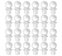 Tapones de vino con forma bola cristal transparente, 50 Uds., sellos dispensadores aroma aceite esencial for mantener fresco el y champán