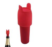 Tapones de vino de silicona, impermeables, resistentes al calor y reutilizables, tapones herméticos para botellas, para champán, cocina, regalos de Navidad, hombres y mujeres, cerveza