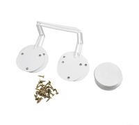 Tapones deslizantes de acero inoxidable para colchón (4 unidades), color blanco