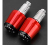 Tapones deslizantes para los Extremos de puños del Manillar la Motocicleta para CB919 Hornet 2001-2008(Red1)