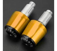 Tapones deslizantes para los Extremos de puños del Manillar la Motocicleta para CB919 Hornet 2001-2008(Gold1)